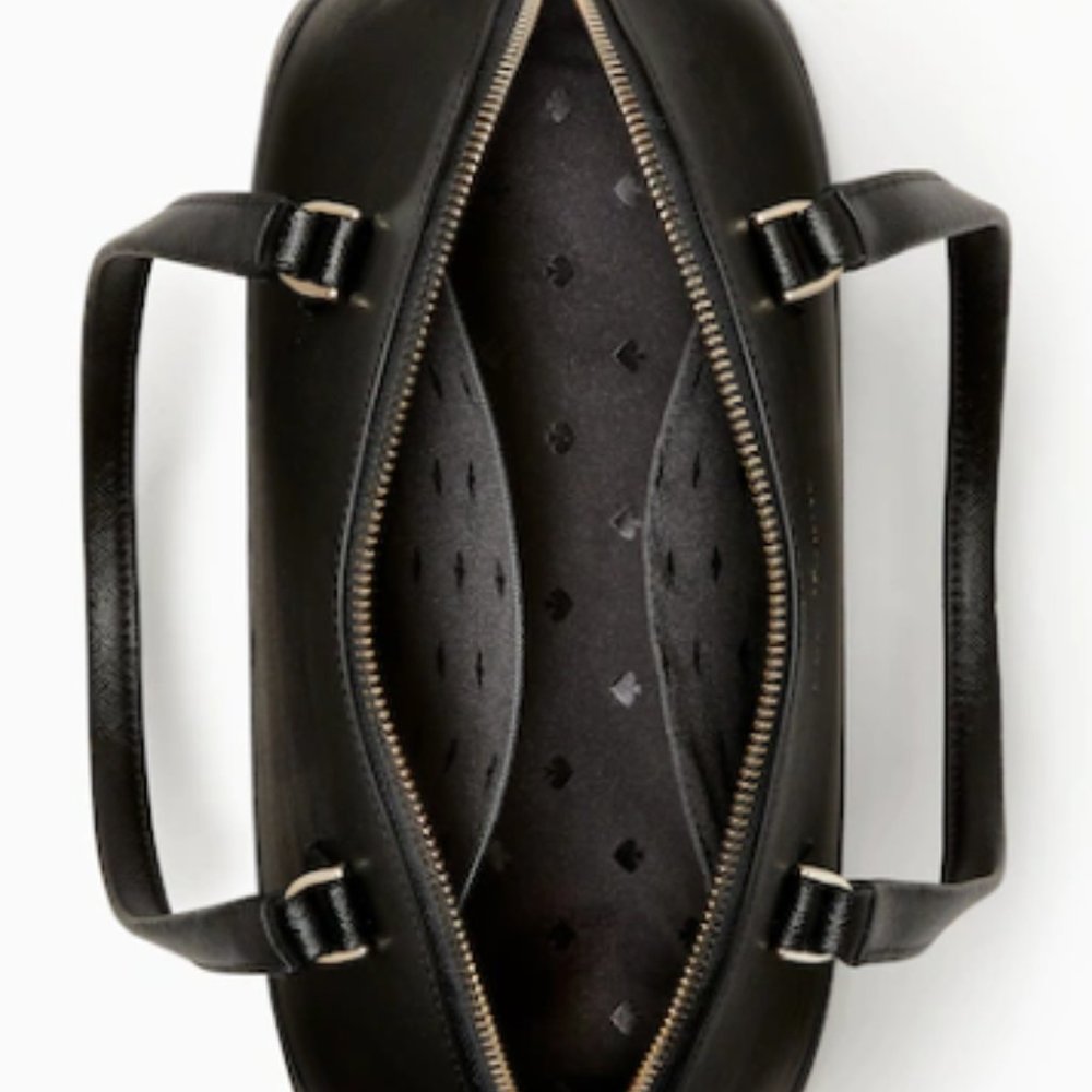 Kate Spade Dome Satchel in Black saffiano leather - Picture 12 of 12